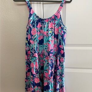 Lilly Pulitzer Pink and Blue Floral Dress